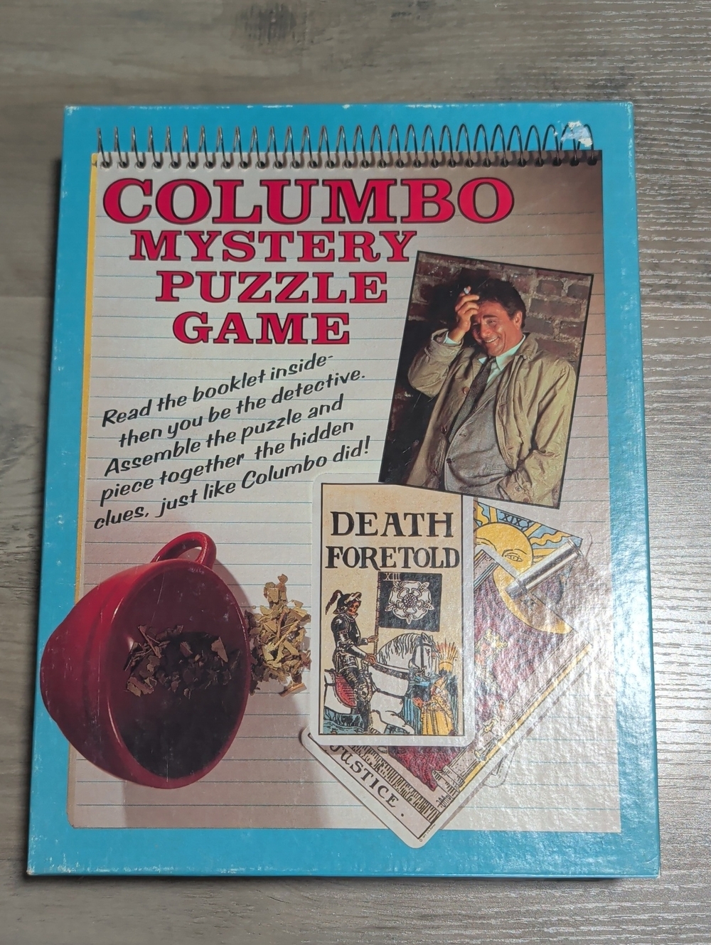 Vintage 1989 Columbo Mystery Puzzle Game *Sealed*